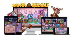 Two Christmas Characters Battle It Out In NetEnt’s Santa Vs Rudolph