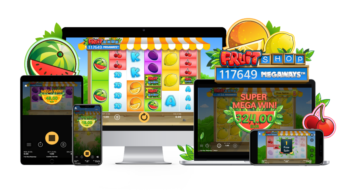 NetEnt Release an Upgraded Version of a Classic With Fruit Shop Megaways